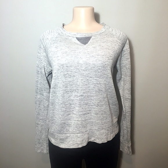 J Brand Sweaters - J Brand Heather Gray Debbie Zip Up Top